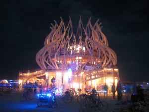 Burning Man Temple in Black Rock City